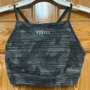 NOBULL Charcoal Camo Sports Bra